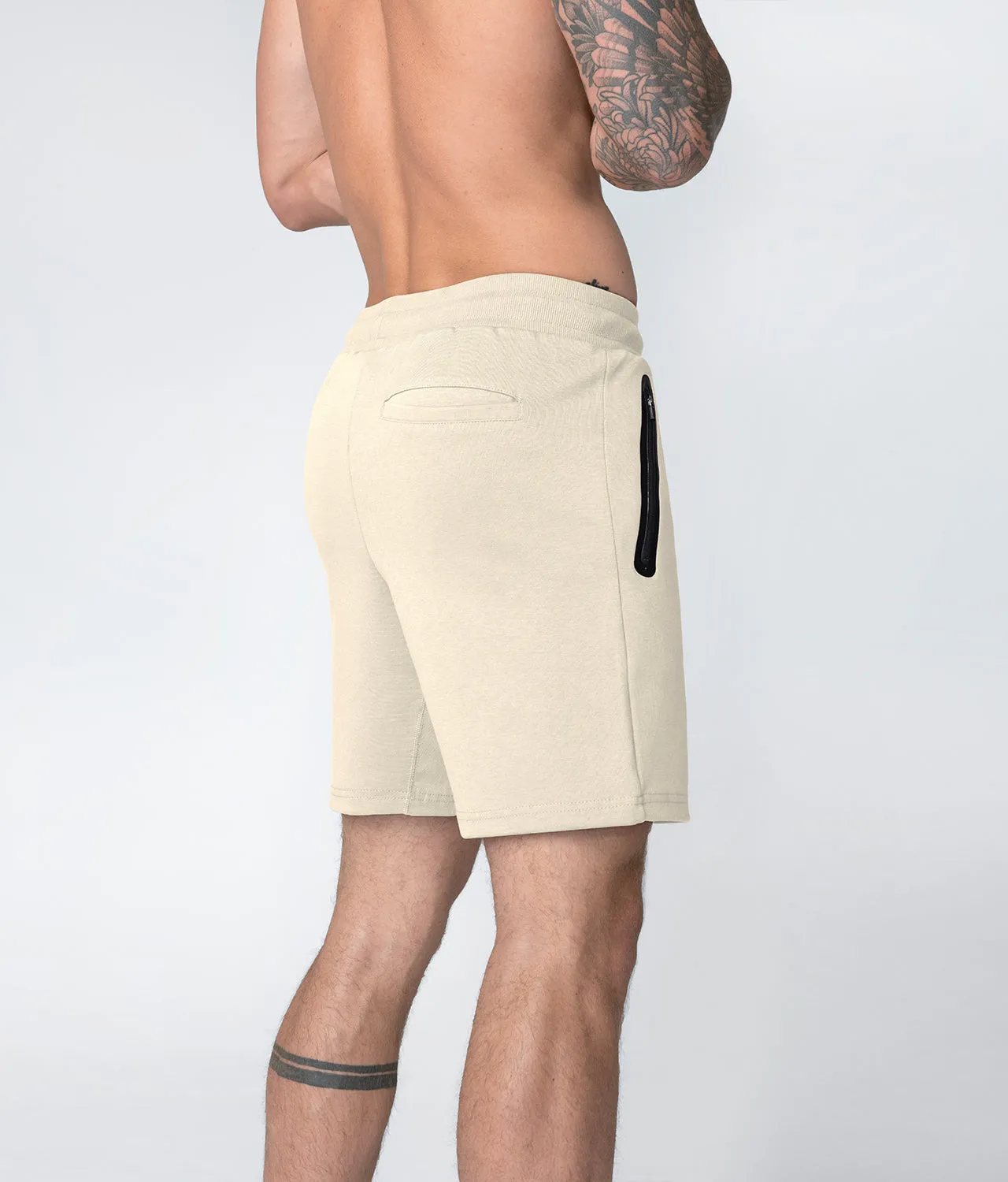 3000 . Viscose Regular-Fit Shorts - Stone