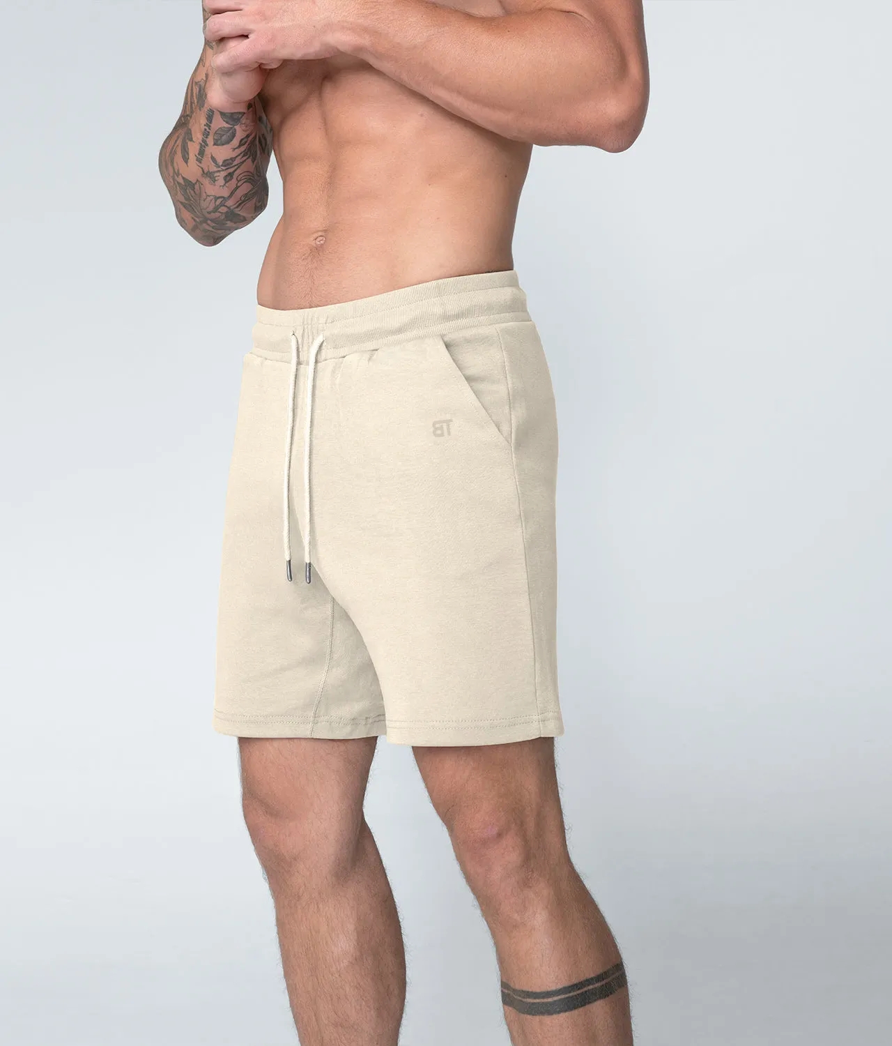 3000 . Viscose Regular-Fit Shorts - Stone