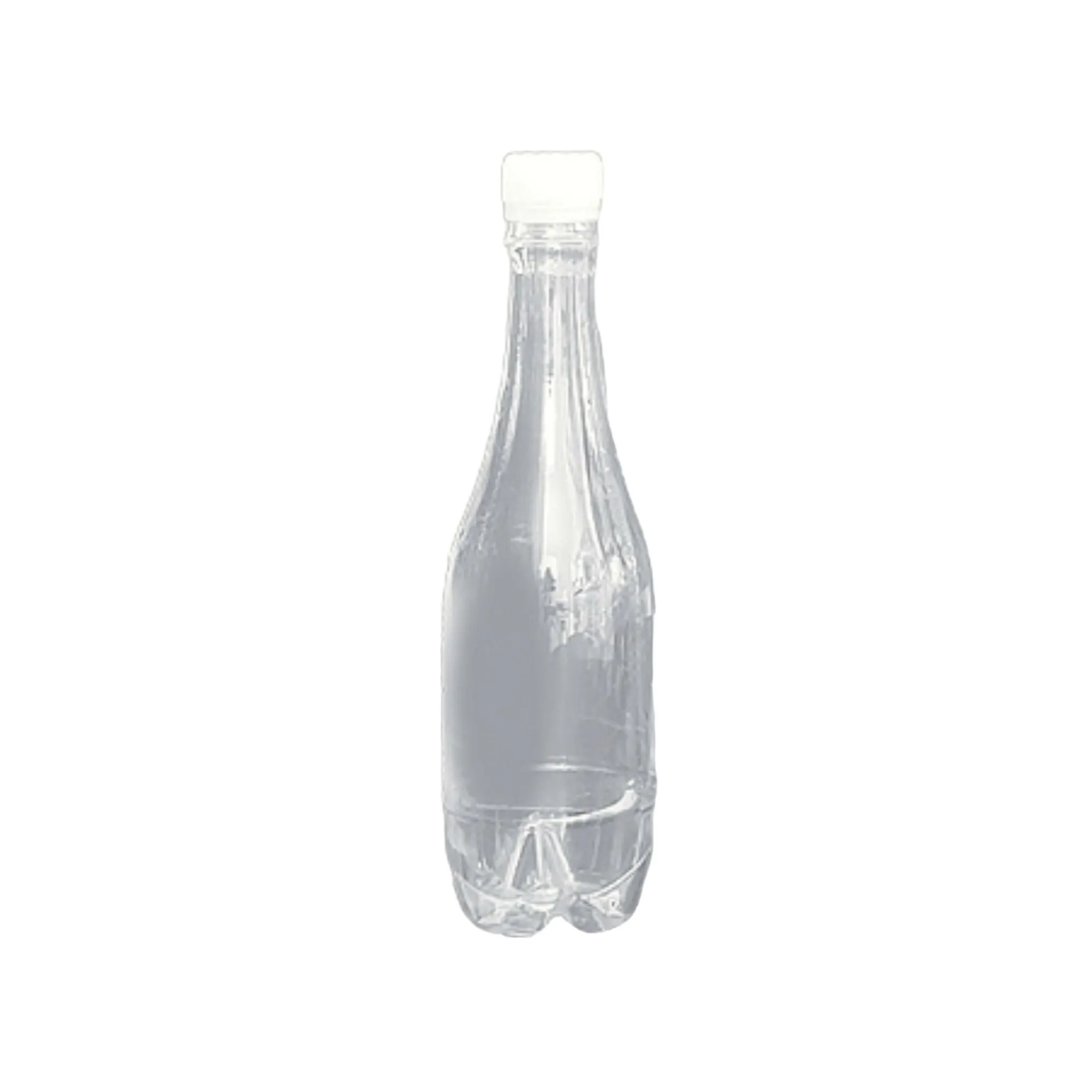 500ml PET Plastic Teardrop Water Bottle Clear with Lid BOT121