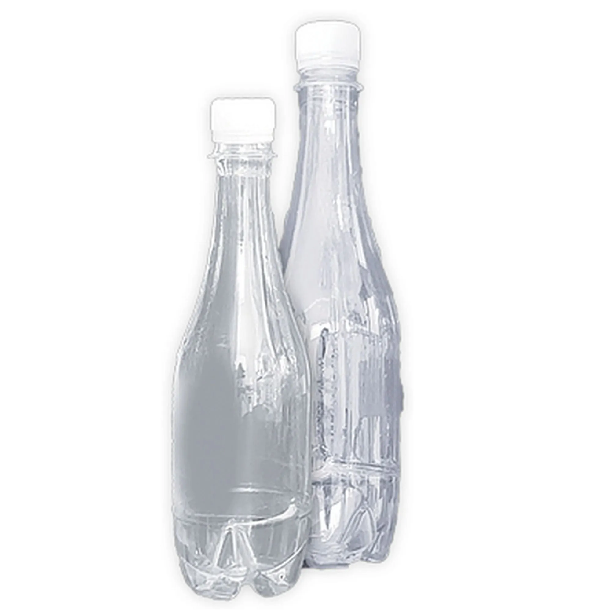 500ml PET Plastic Teardrop Water Bottle Clear with Lid BOT121