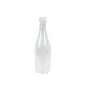 500ml PET Plastic Teardrop Water Bottle Clear with Lid BOT121