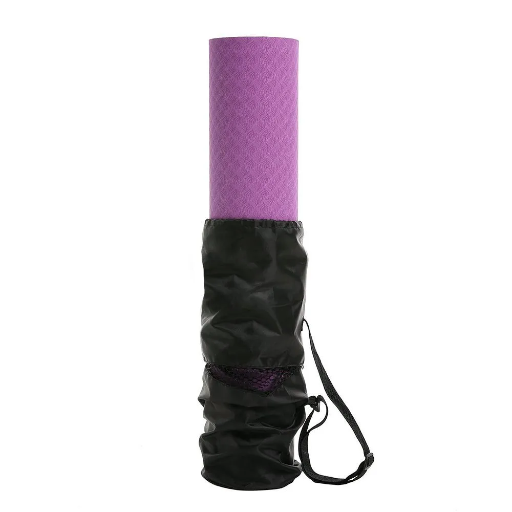 6mm Yoga Mat Non Slip TPE Exercise Mat - Plum