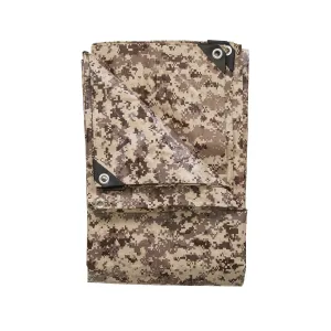 8 Ft X 10 Ft Digital Camo Tarp - Desert