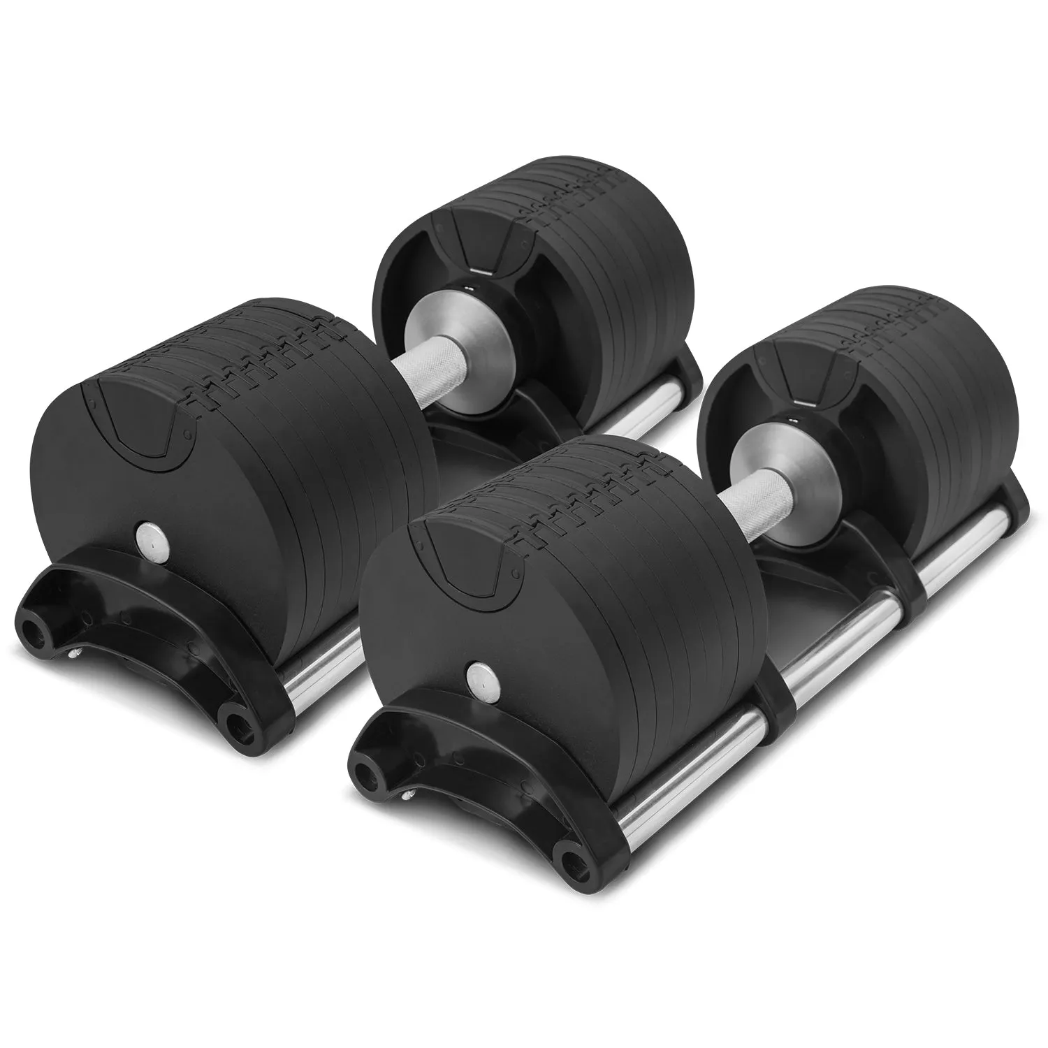 Adjustable 64kg Dumbbell Set with RevoLock, 9 Weights