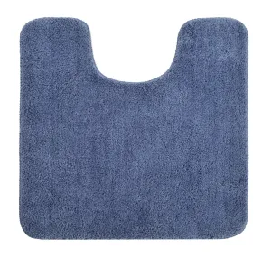 Antron Luxury Non-Slip Pedestal Mat - Mid Blue