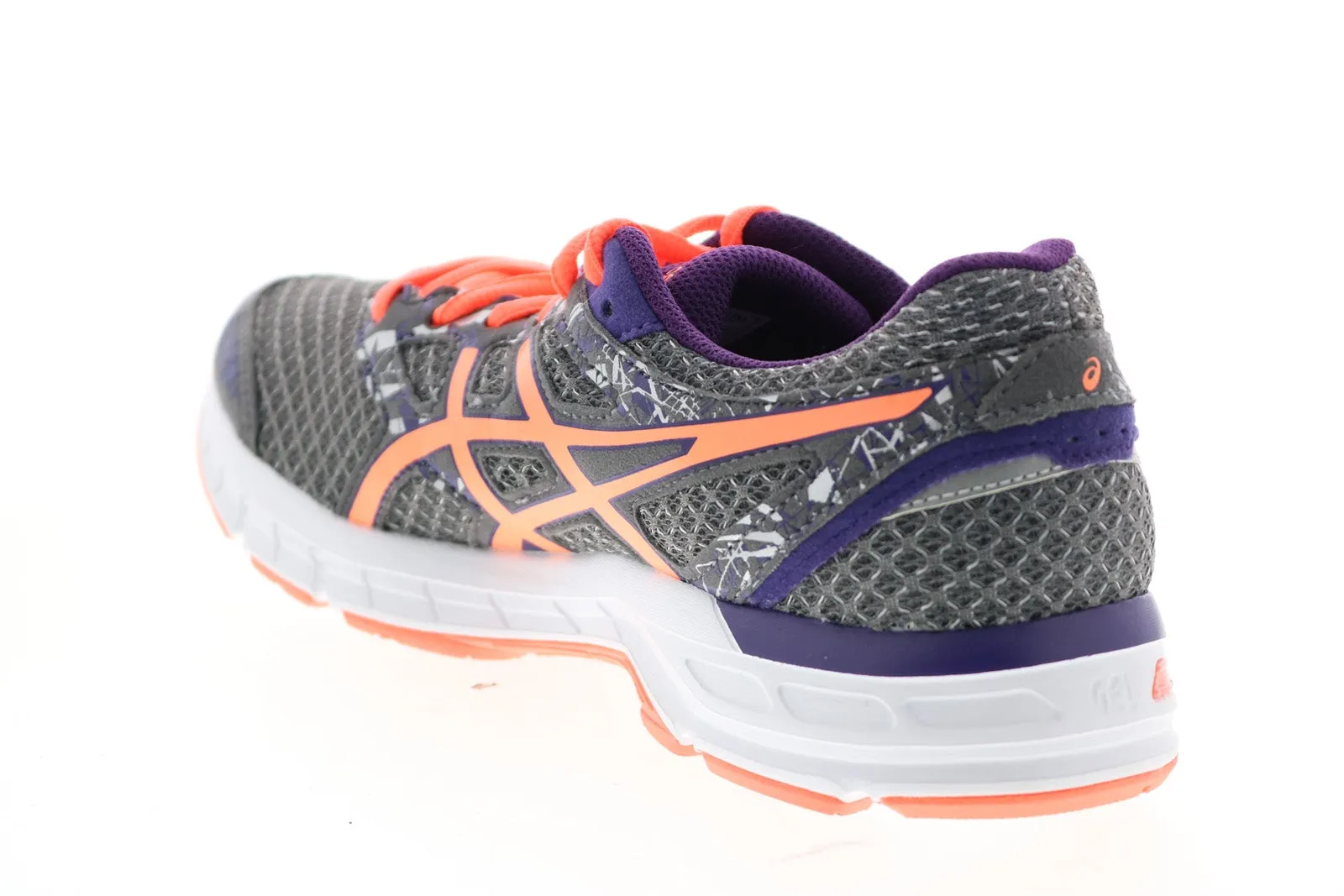 Asics Gel-Excite 4 T6E9Q Womens Gray Synthetic Lace Up Athletic Running Shoes