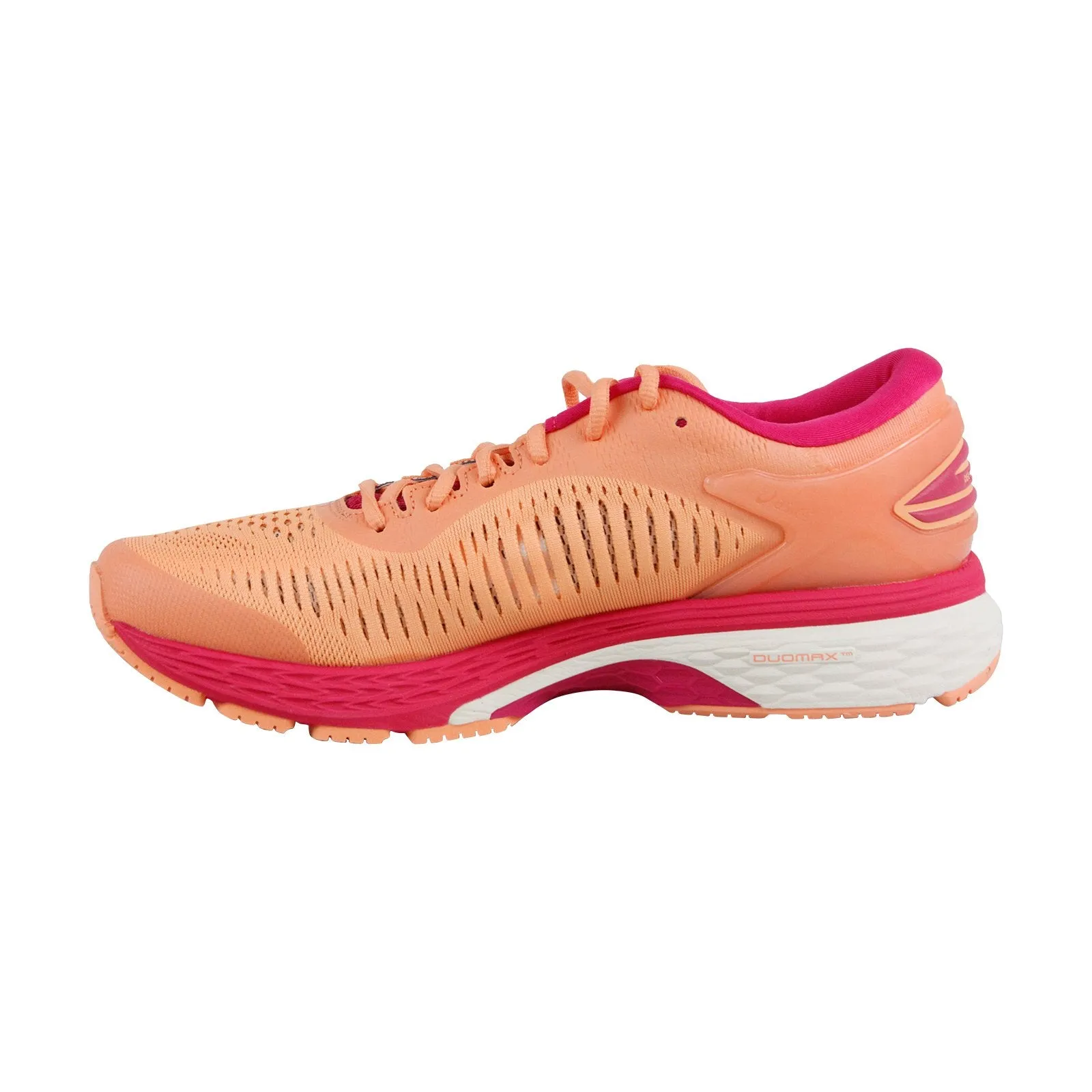 Asics Gel Kayano 25 1012A026-800 Womens Orange Low Top Athletic Running Shoes