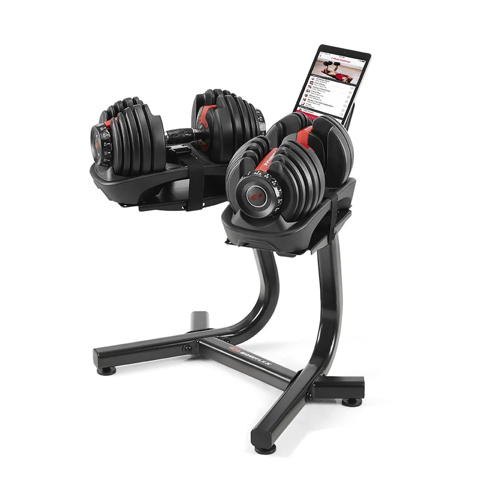 Bowflex Adjustable Dumbbell Stand with Media Rack