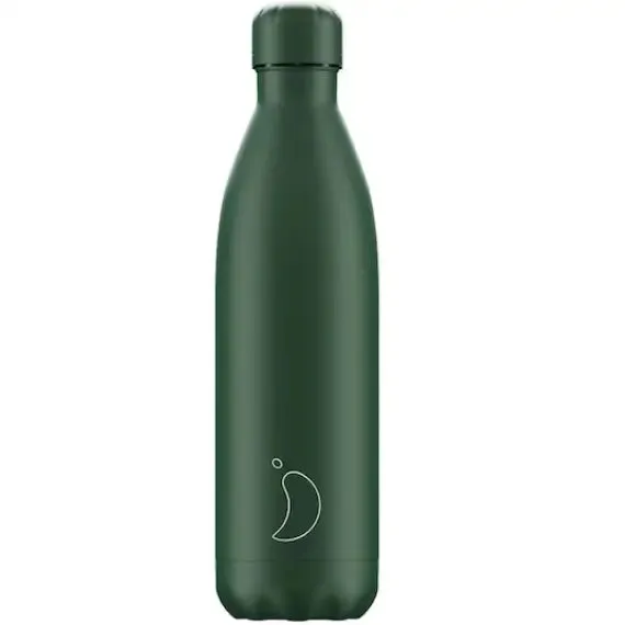 Chilly’s Matte Green Bottle - 500ml OR 750ml