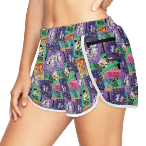 Classic Posters Women's Athletic Sports Shorts