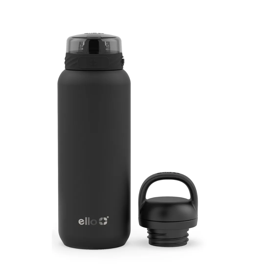 Cooper Combo Stainless Steel Water Bottle with Two Lids