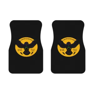 Crowgodshi Car Mats (2x Front), GOLD