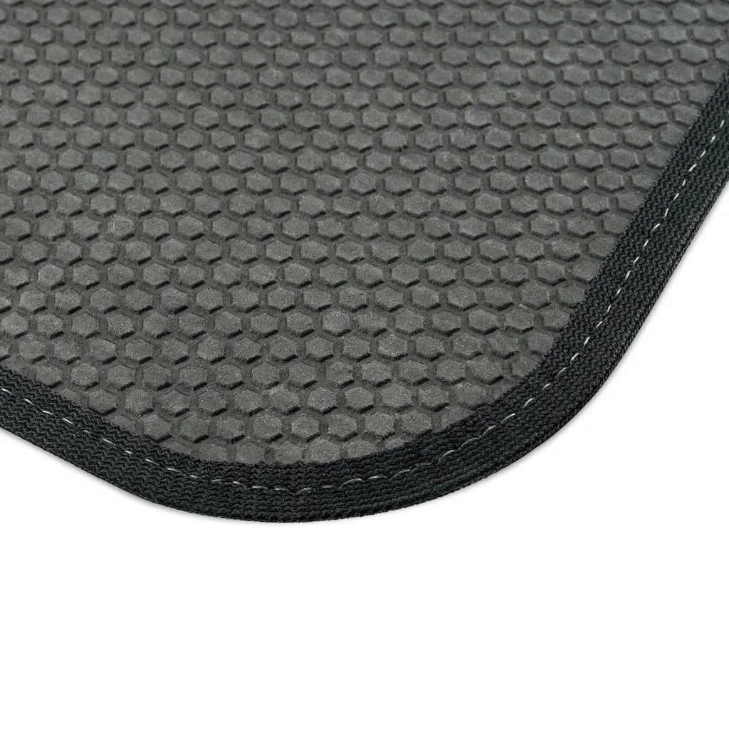 Crowgodshi Car Mats (2x Rear), CAROLINA BLUE