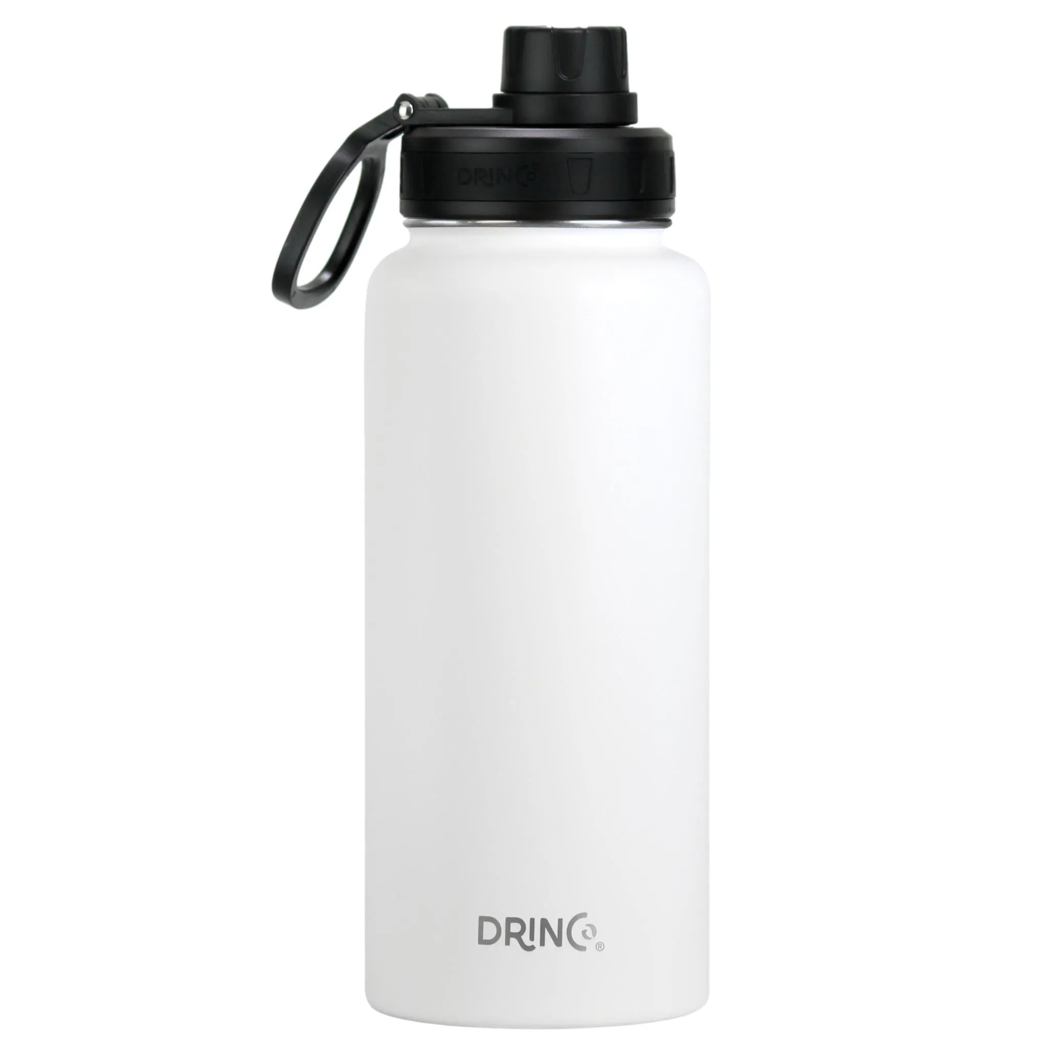 DRINCO® 32oz Stainless Steel Water Bottle  - Artic White