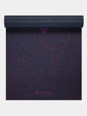 Gaiam Plum Sundial Yoga Mat 6mm