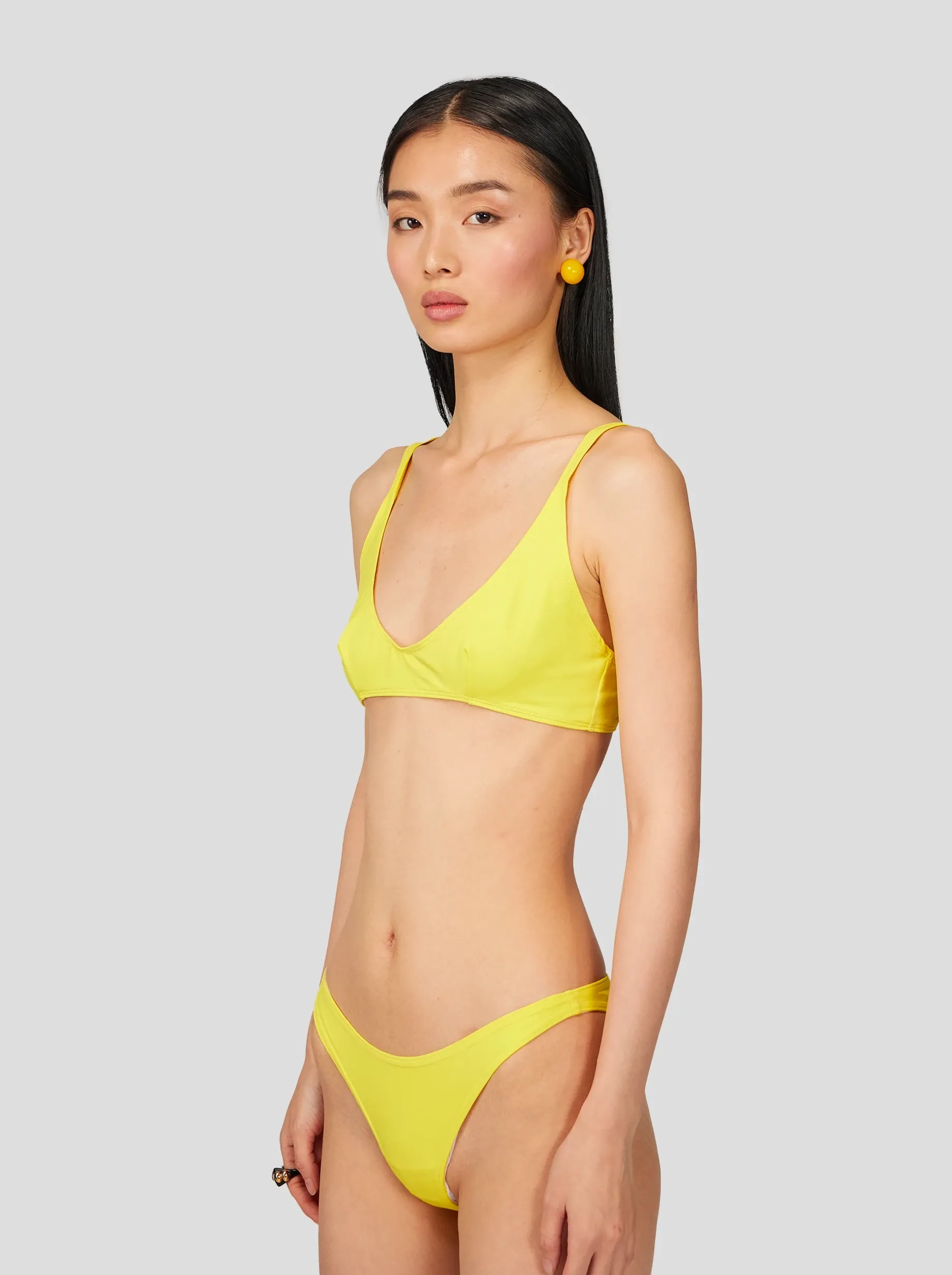 Gala Bra Swimsuit in Yellow Arnica