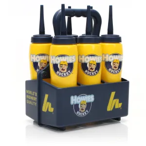 Howies Pro Jet Water Bottles & Carrier Combo Long Straw