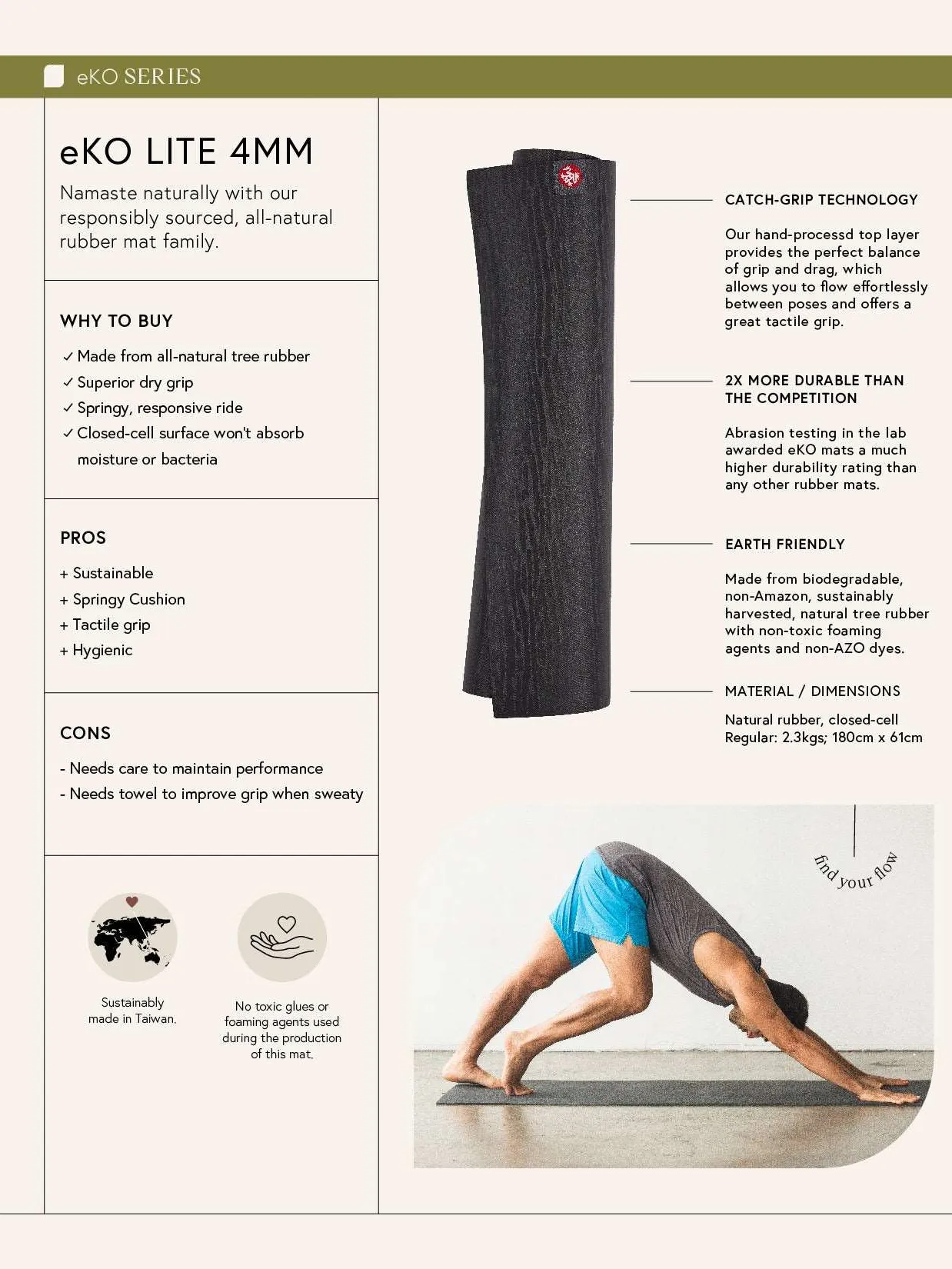 Manduka eKO Lite Yoga Mat