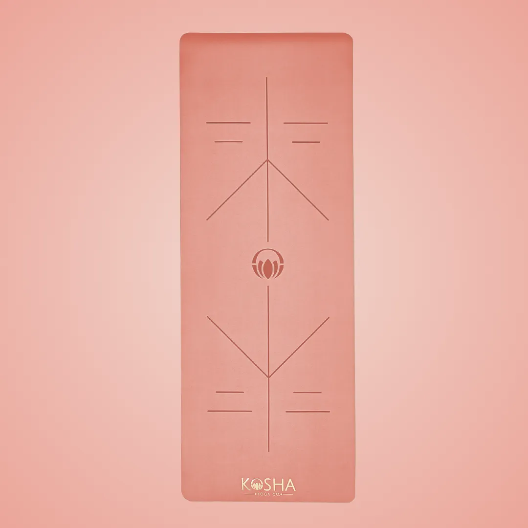 Peach PUre Align Yoga Mat