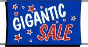 Sale Heavy Duty Cloth Flag Banner Sign