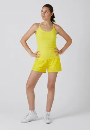 Tennis Spaghetti Tank Top, yellow