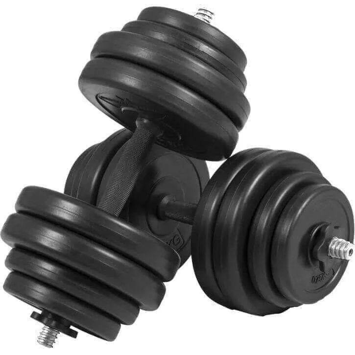 TnP Accessories 40Kg Adjustable Dumbbell Set With Plastic Handle